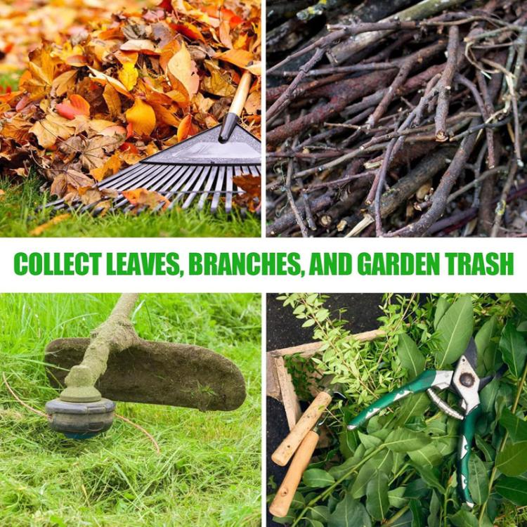 Portable Pop-Up Leaf Collector Reusable Patio Garden Organizers