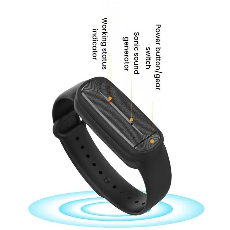 M90 Electronic Mosquito Repeller Adult Children Pregnant Women Outdoor Ultrasonic Anti-Mosquito Smart Bracelet