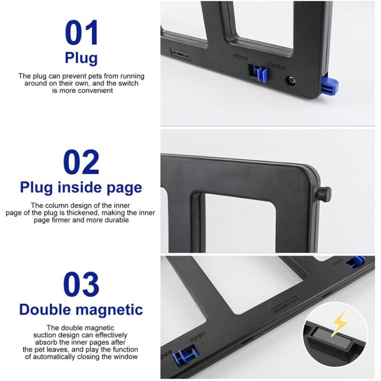 Pet Screen Door Cats And Dogs Free Entry and Exit Lattice Door