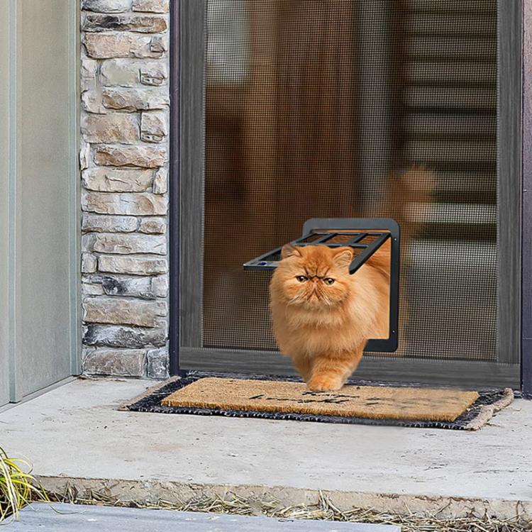 Pet Screen Door Cats And Dogs Free Entry and Exit Lattice Door