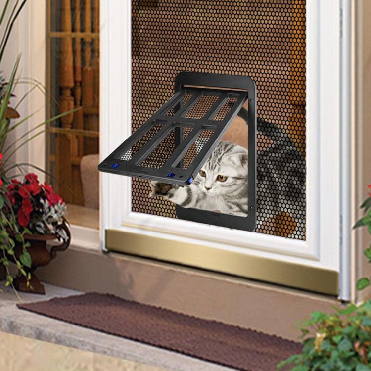 Pet Screen Door Cats And Dogs Free Entry and Exit Lattice Door