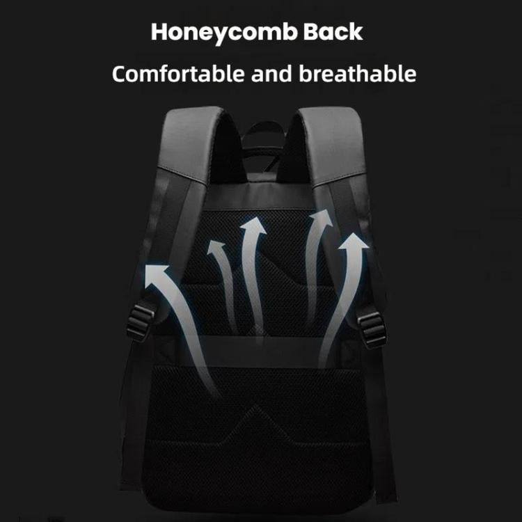 WEPOEWR Men 14-inch Laptop Backpack Waterproof Large Capacity Business Commuter backpack