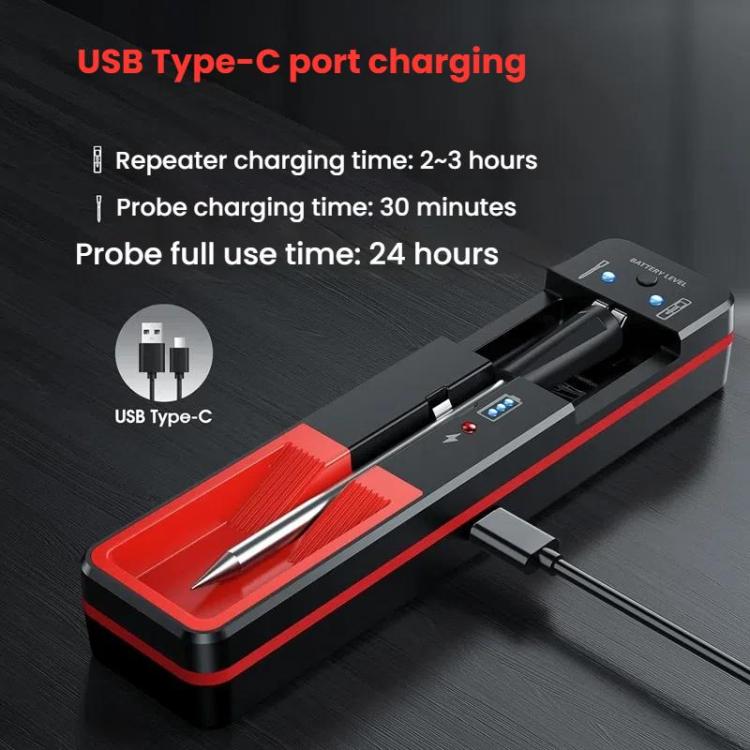 Smart Wireless Bluetooth BBQ Grill Thermometer Home Use Kitchen Food Oven Thermometer