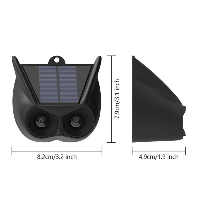 Solar Flash Repeller Outdoor Animal Repellent Warning Light