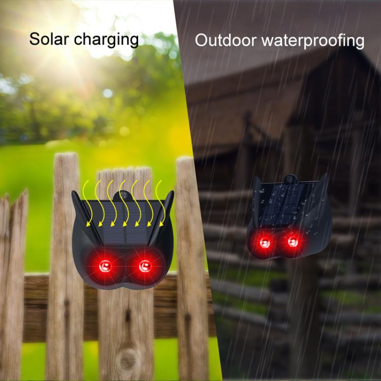 Solar Flash Repeller Outdoor Animal Repellent Warning Light