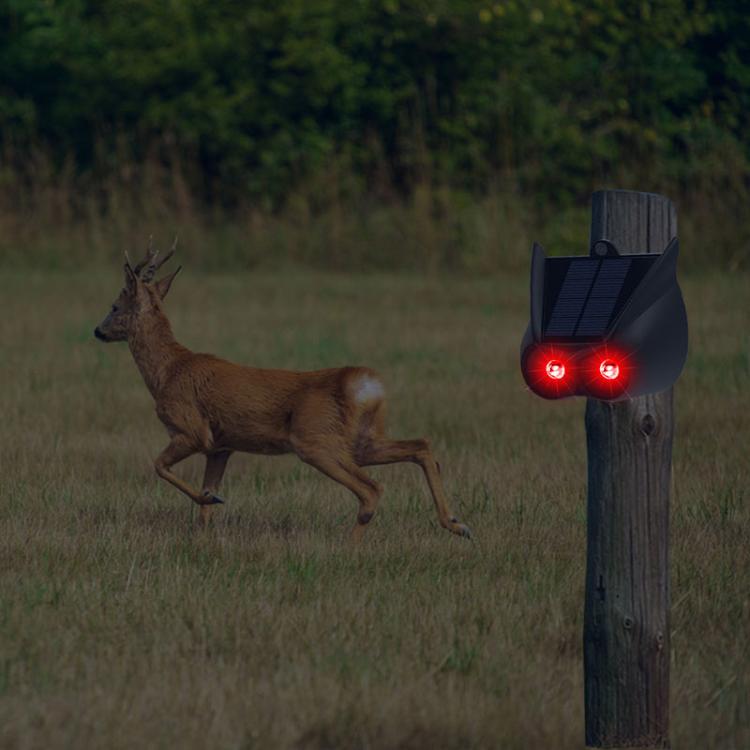 Solar Flash Repeller Outdoor Animal Repellent Warning Light