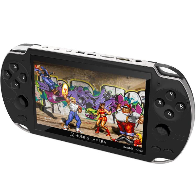 A3 4.3-Inch Handheld Game Console With Camera Supports Dual Handles/TV Output/10 Simulators Built In 8G