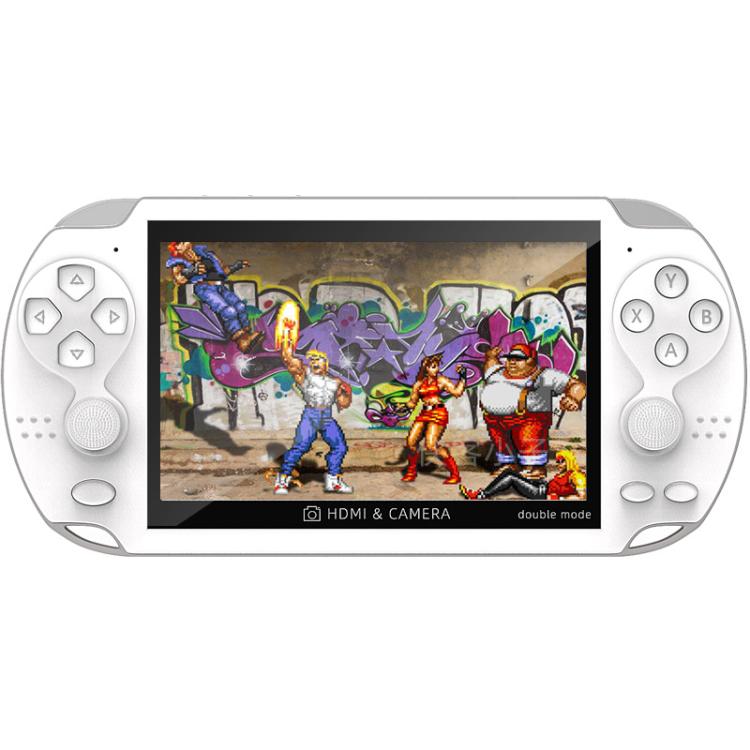 A3 4.3-Inch Handheld Game Console With Camera Supports Dual Handles/TV Output/10 Simulators Built In 8G