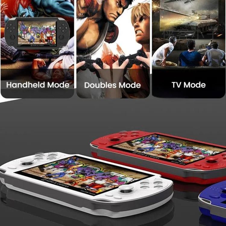 A3 4.3-Inch Handheld Game Console With Camera Supports Dual Handles/TV Output/10 Simulators Built In 8G