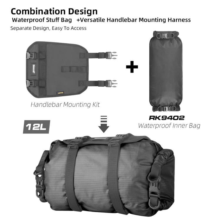 Rhinowalk RK9400 Large-capacity Outdoor Bicycle Riding Waterproof Front Bag