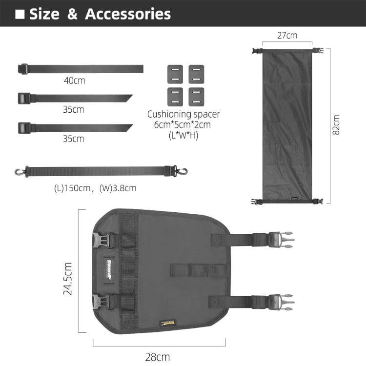 Rhinowalk RK9400 Large-capacity Outdoor Bicycle Riding Waterproof Front Bag