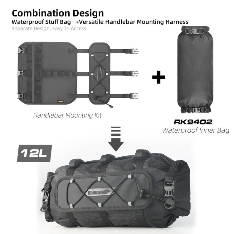 Rhinowalk RK9300 Large-capacity Waterproof Outdoor Cycling Front Bag Bicycle Hanging Bag