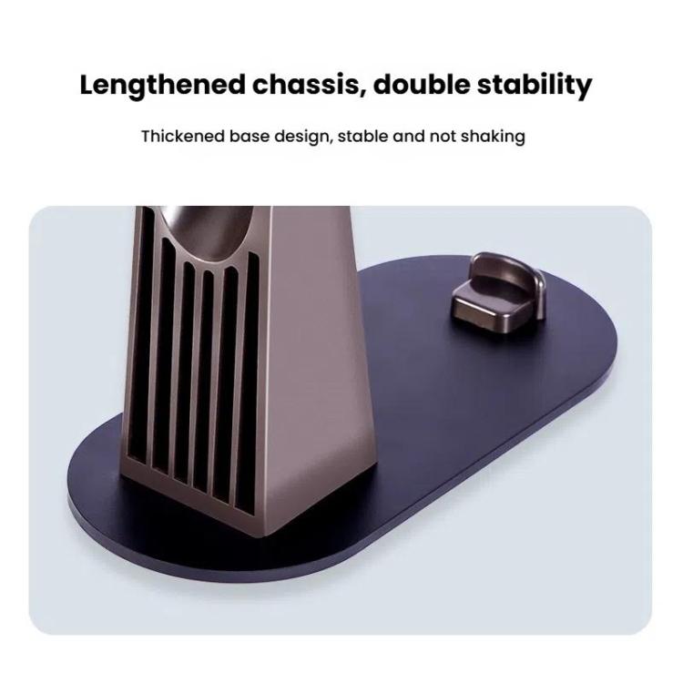 For Dyson Airstrait Straightener HT01 Desktop Vertical Stand with Charger Storage Compartment