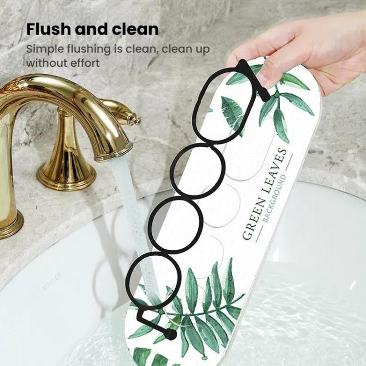 Diatomite Washstand Absorbent Mat Non-slip Toothbrush Holder