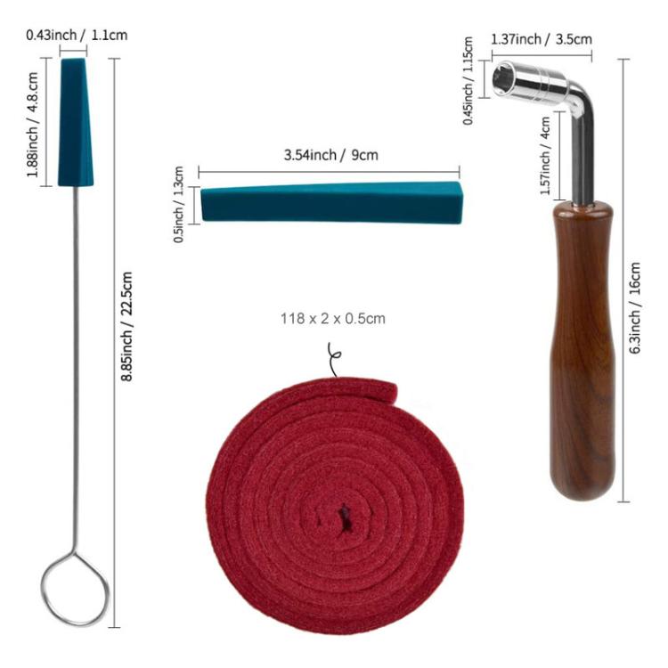 Piano Tuning Tool Set Tuning Stop Tape Wrench Musical Instrument Accessories