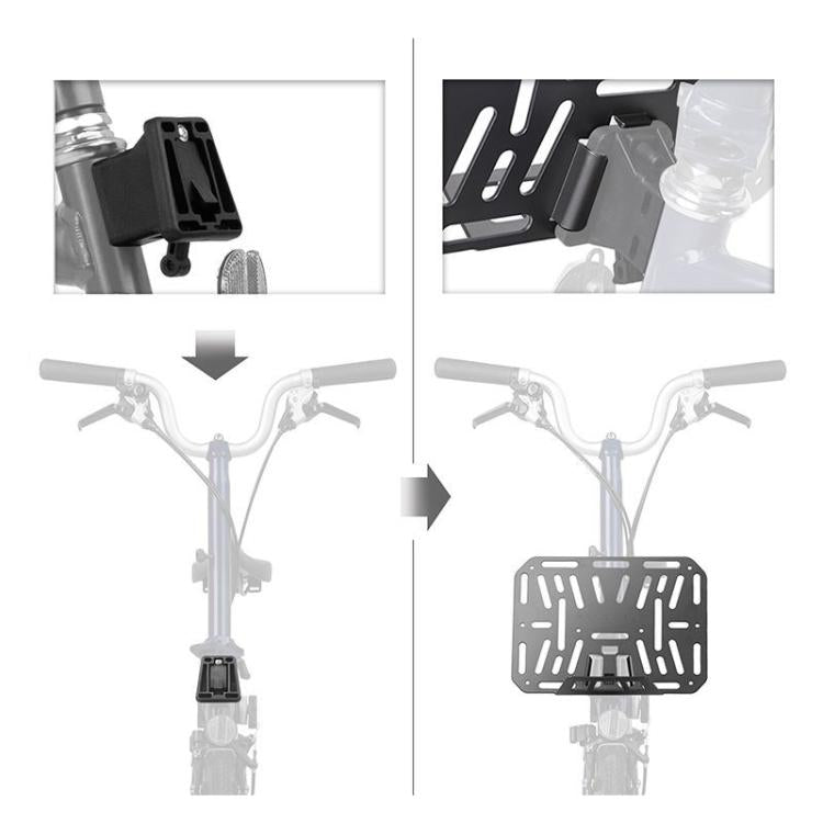Rhinowalk SK800 For Brompton Bicycle Front End DIY Mounting Base Mounting Adapter