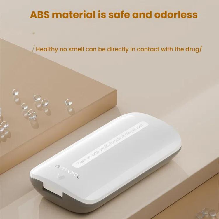 Lightweight Pill Cutter Box Portable Tablet Cutting Dispensing Pill Box