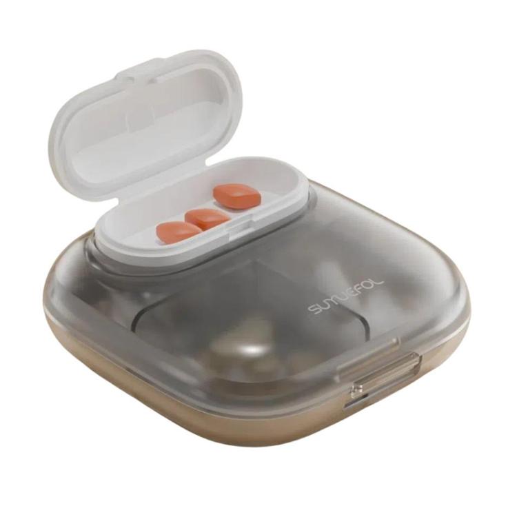 Portable Pill Box Dispenser Sealed Large Capacity Seven Days a Week Medication Organizer