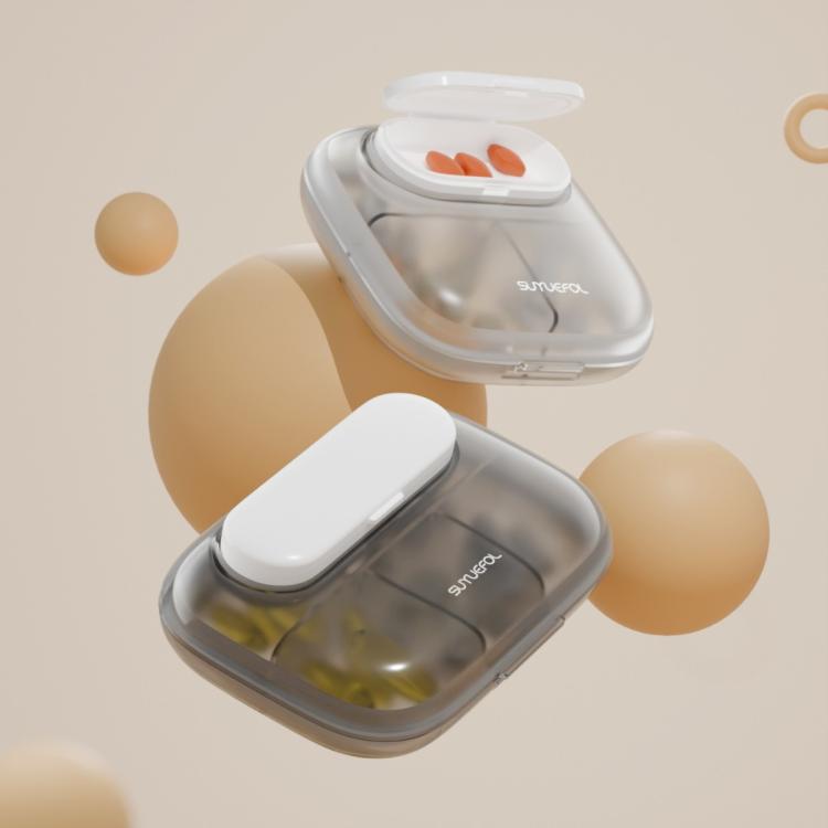 Portable Pill Box Dispenser Sealed Large Capacity Seven Days a Week Medication Organizer