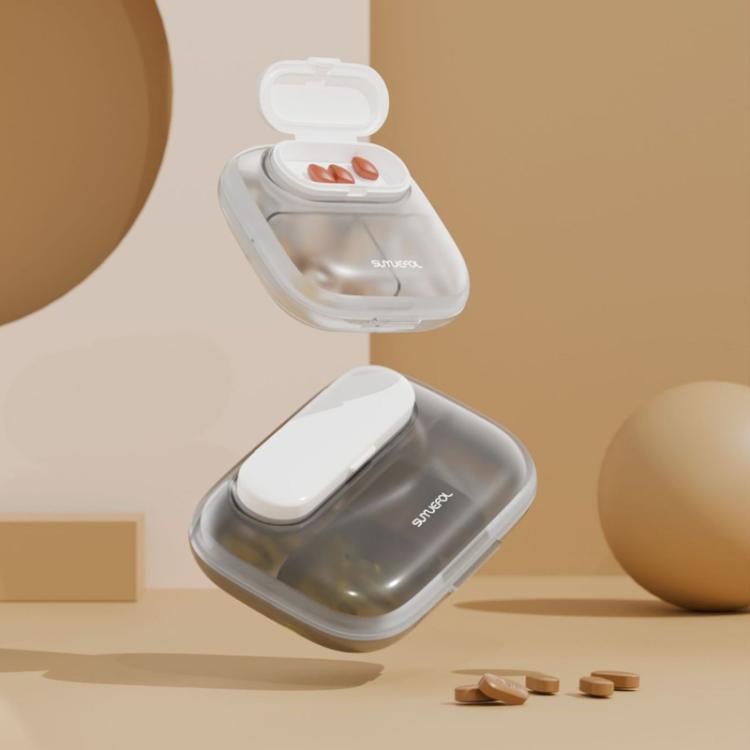 Portable Pill Box Dispenser Sealed Large Capacity Seven Days a Week Medication Organizer