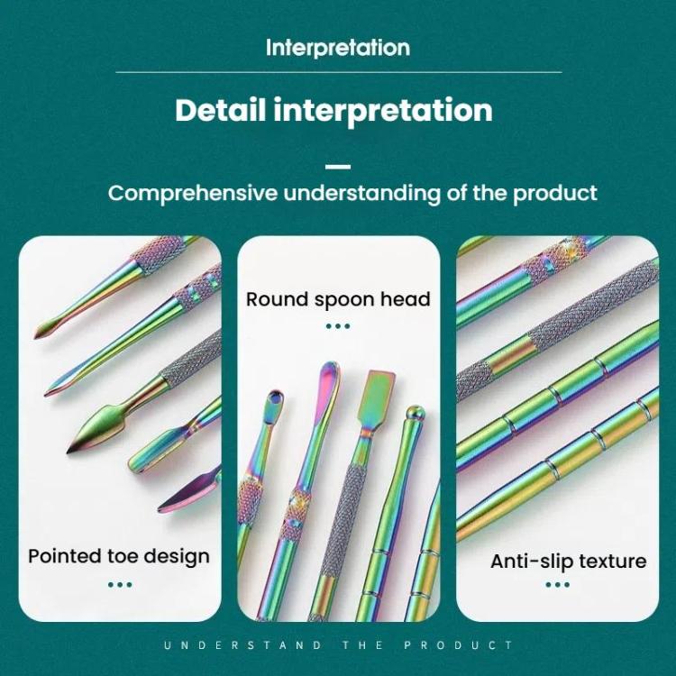 Stainless Steel Soot Spoon Carving Tools