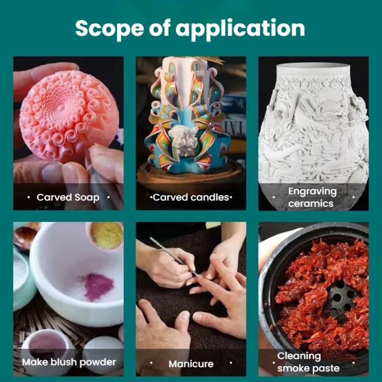 Stainless Steel Soot Spoon Carving Tools