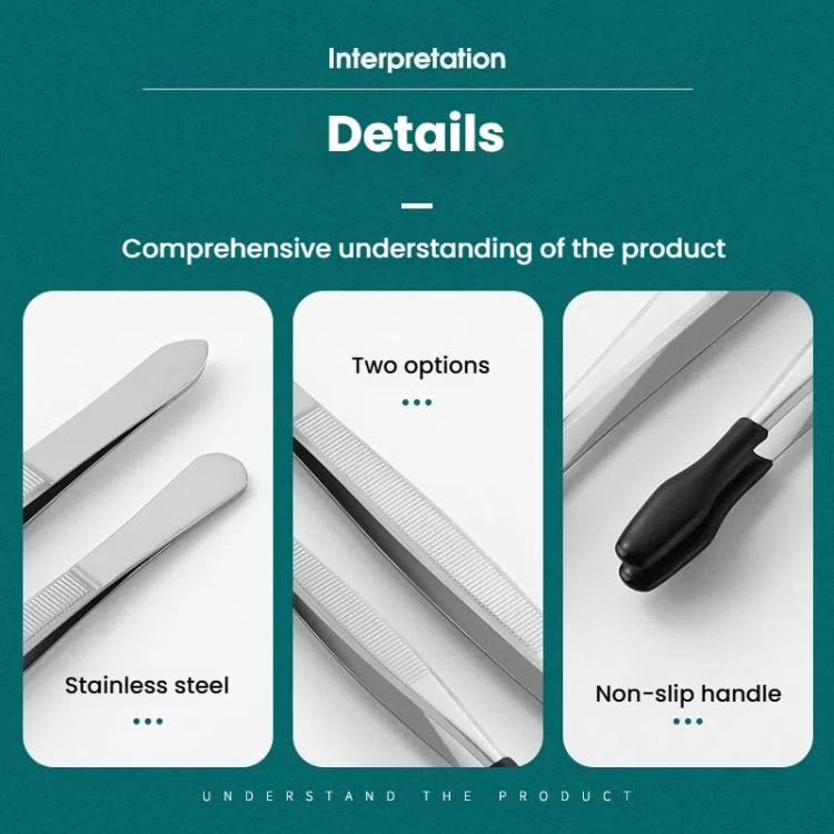 Dip Molded Stamp Clip False Eyelash Auxiliary Clip Stainless Steel Tweezer Tools