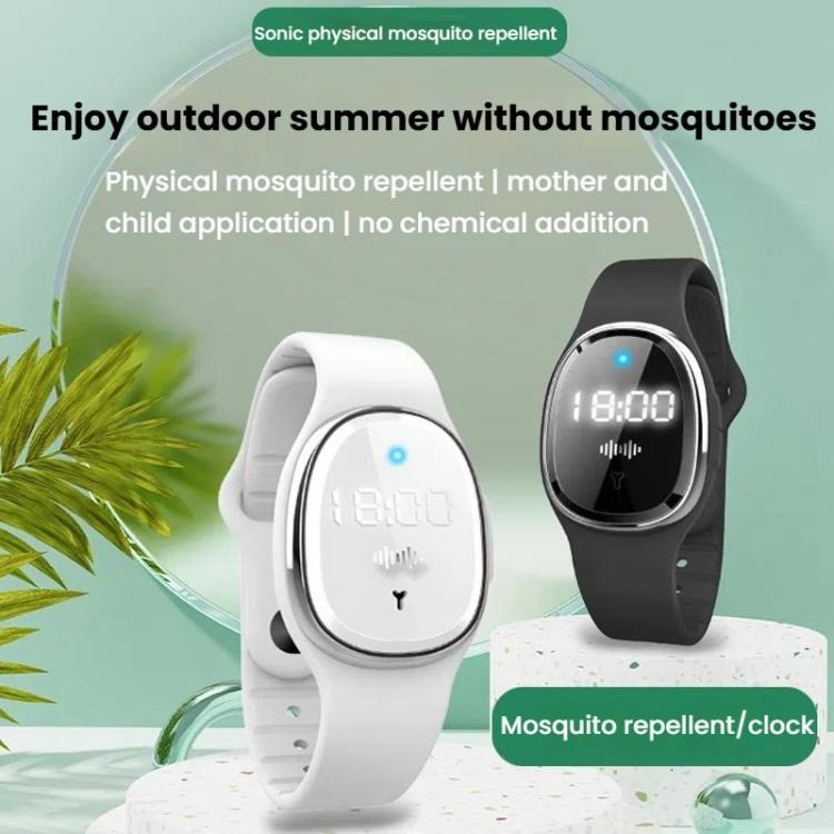 Smart Ultrasonic Mosquito Repellent Watch Kids Outdoor Anti-mosquito Bracelet Wristband