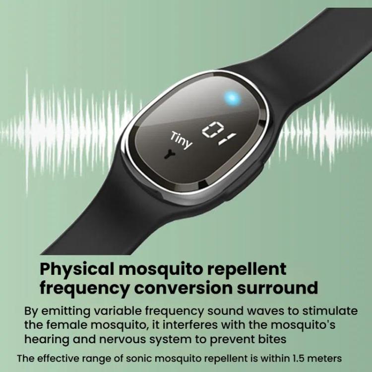 Smart Ultrasonic Mosquito Repellent Watch Kids Outdoor Anti-mosquito Bracelet Wristband