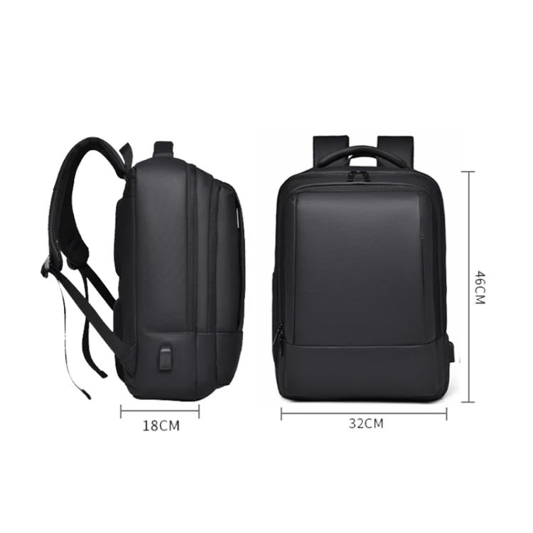 OUMANTU 2103 Large Capacity Multi-Compartment Waterproof Laptop Backpack With USB Port