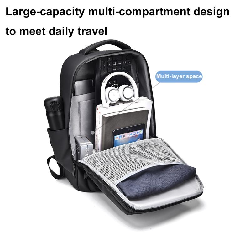 OUMANTU 2103 Large Capacity Multi-Compartment Waterproof Laptop Backpack With USB Port
