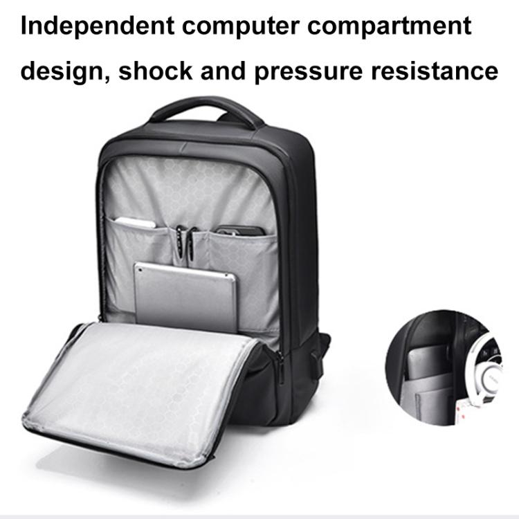 OUMANTU 2103 Large Capacity Multi-Compartment Waterproof Laptop Backpack With USB Port