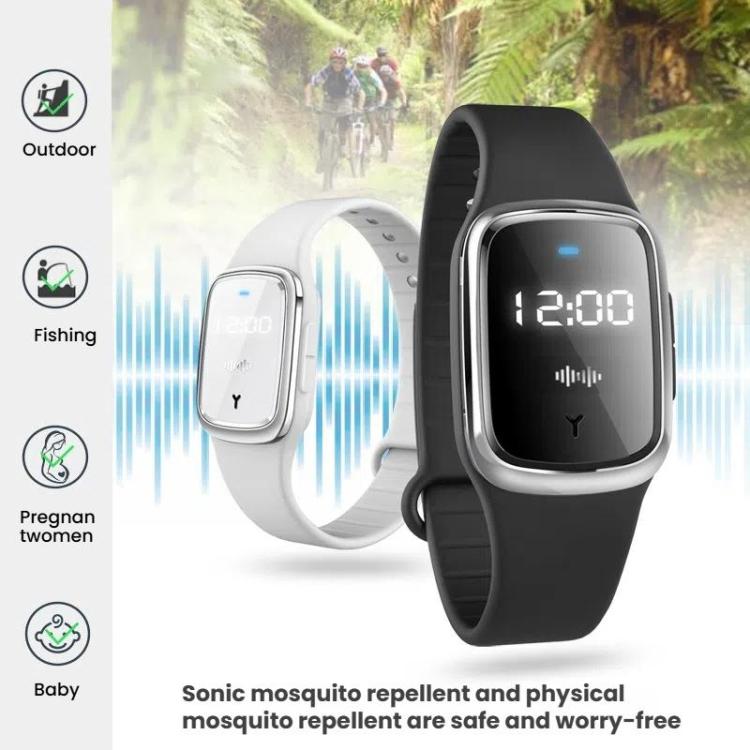Ultrasonic Mosquito Repellent Watch Outdoor Mosquito Repellent Bracelet