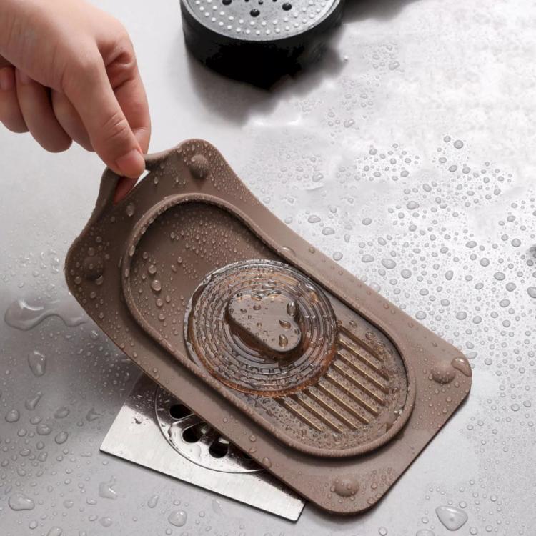 Sliding Floor Drain Cover Bathroom Kitchen Sink Strainer Filter