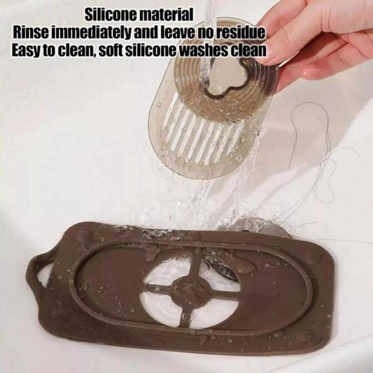 Sliding Floor Drain Cover Bathroom Kitchen Sink Strainer Filter