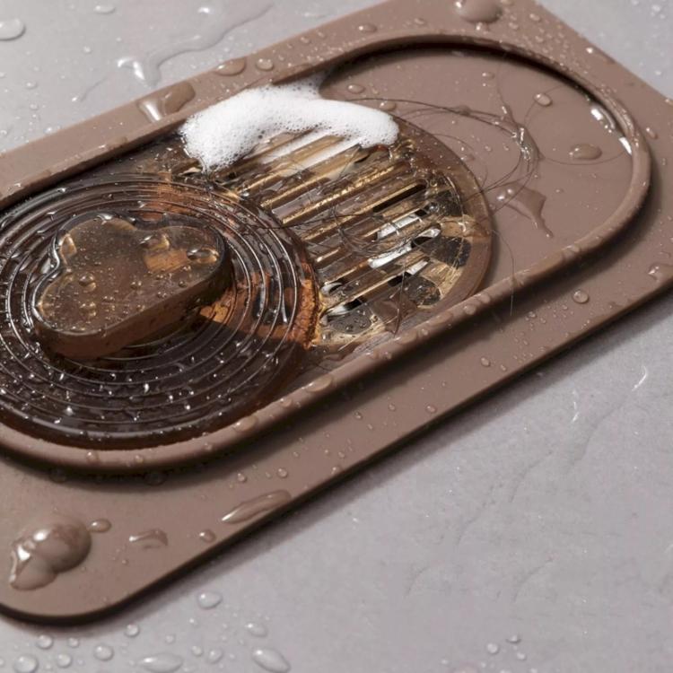 Sliding Floor Drain Cover Bathroom Kitchen Sink Strainer Filter