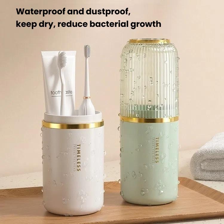 Transparent Toothbrush Travel Container Toothpaste Storage Cup Box Organizer