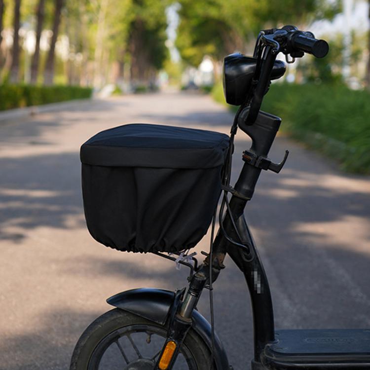 E-bike Basket Sunscreen Cover Hanging Bag Rainproof Cover Storage Bag