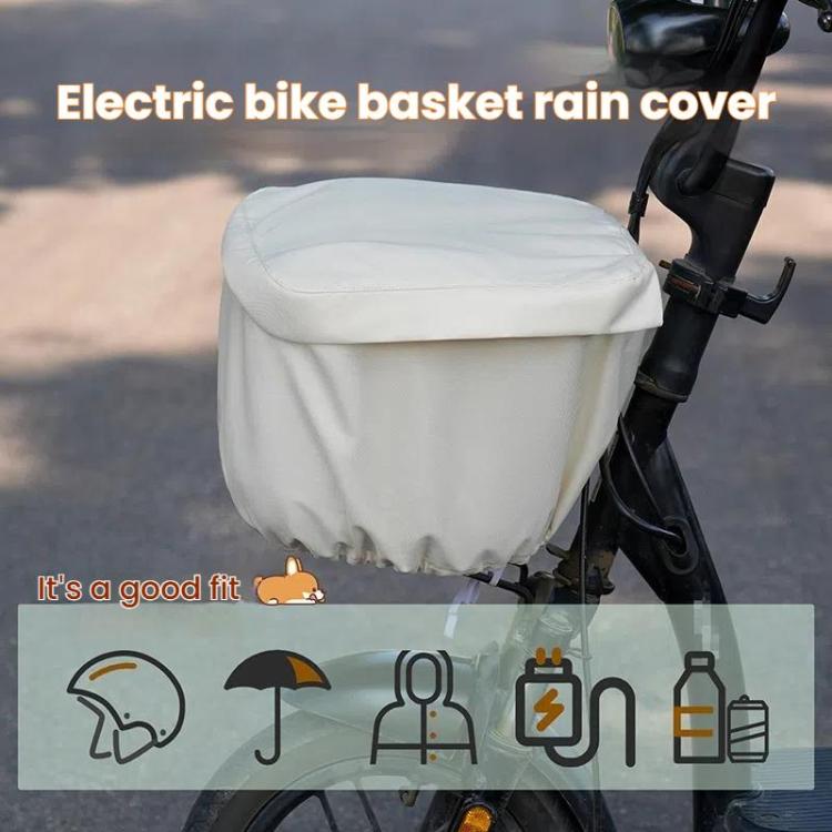 E-bike Basket Sunscreen Cover Hanging Bag Rainproof Cover Storage Bag