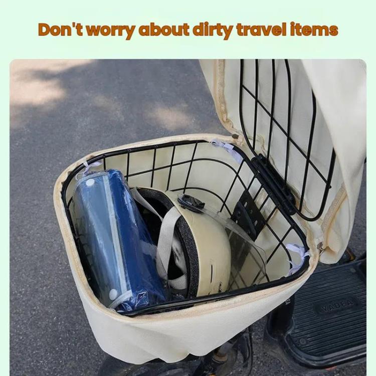 E-bike Basket Sunscreen Cover Hanging Bag Rainproof Cover Storage Bag