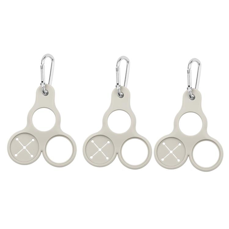 3pcs Outdoor Mountaineering Water Bottle Buckle 3-hole Silicone Towel Portable Holder