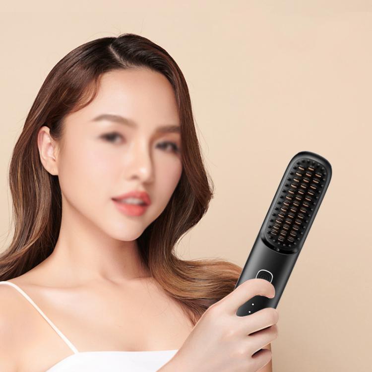 Negative Ion Hair Care Wireless Hair Straightener Portable Straight and Curly Hair Straightener