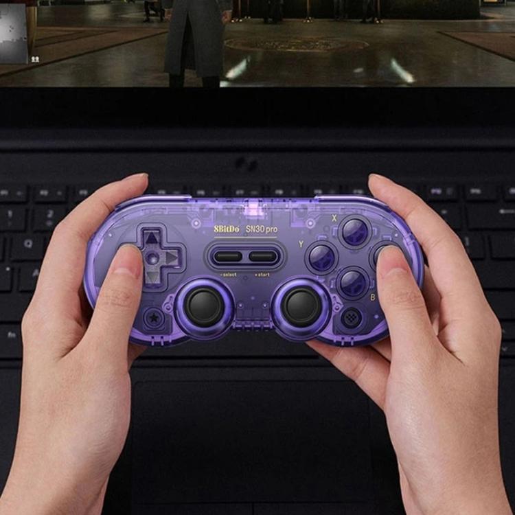 8BitDo SN30 Pro Retro Special Edition Translucent Wireless Bluetooth Multi-Platform Gamepad