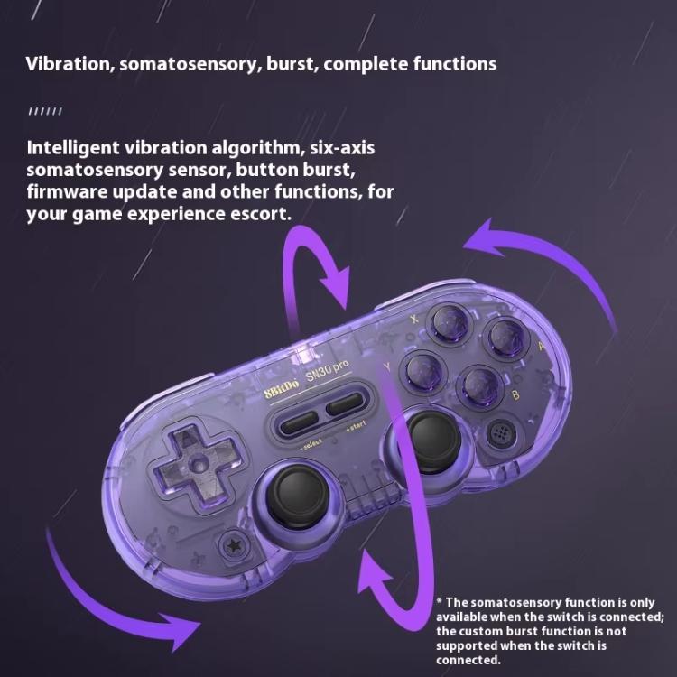 8BitDo SN30 Pro Retro Special Edition Translucent Wireless Bluetooth Multi-Platform Gamepad