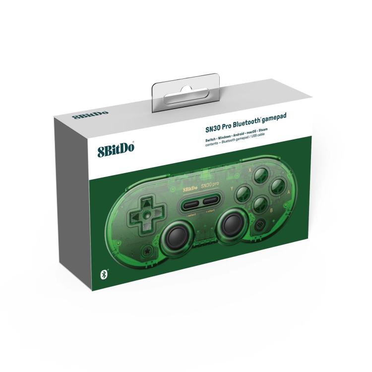 8BitDo SN30 Pro Retro Special Edition Translucent Wireless Bluetooth Multi-Platform Gamepad
