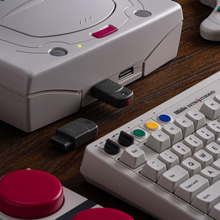 For Saturn 8BitDo Bluetooth Receiver Game Console PC Universal Wireless Joystick Adapter