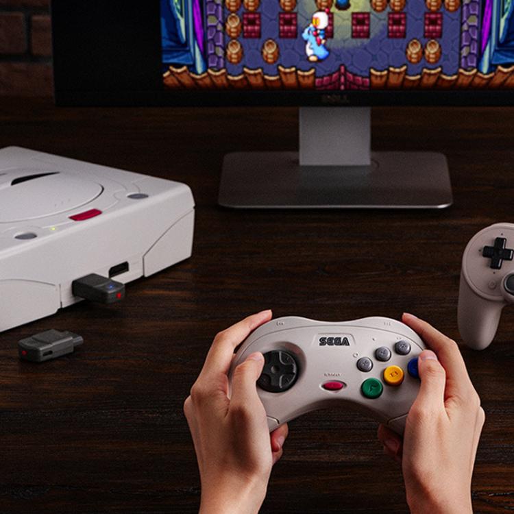 For Saturn 8BitDo Bluetooth Receiver Game Console PC Universal Wireless Joystick Adapter