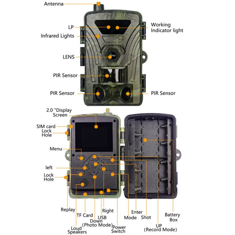 4G Hunting Camera Night Vision Infrared Hunting Camera
