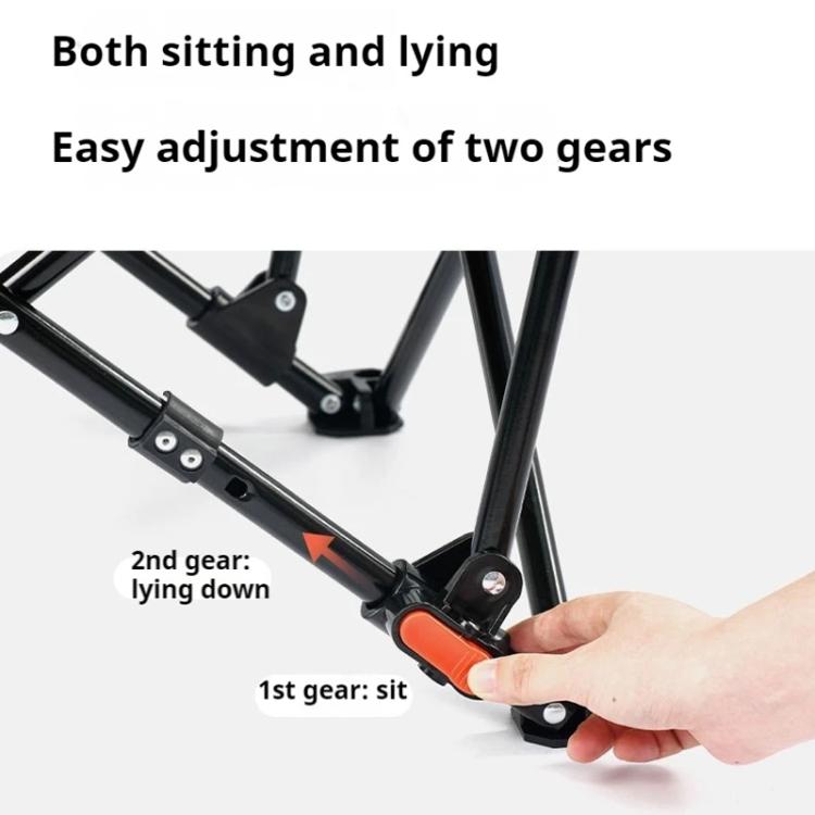 Naturehike Outdoor Folding High Back Moon Lounge Chair Camping Backrest Chair