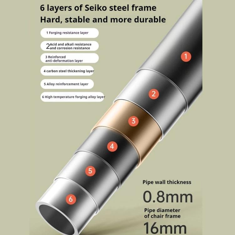 Naturehike Outdoor Folding High Back Moon Lounge Chair Camping Backrest Chair